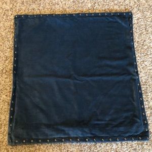 West Elm Navy Studded Velvet Pillow Covers